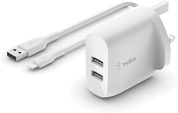 شاحن حائط مزدوج من بيلكن Belkin