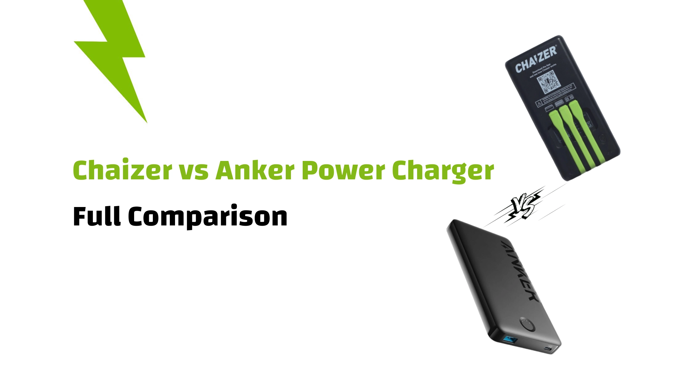 Anker power bank vs budget brand comparison chart charge cycles capacity retention safety